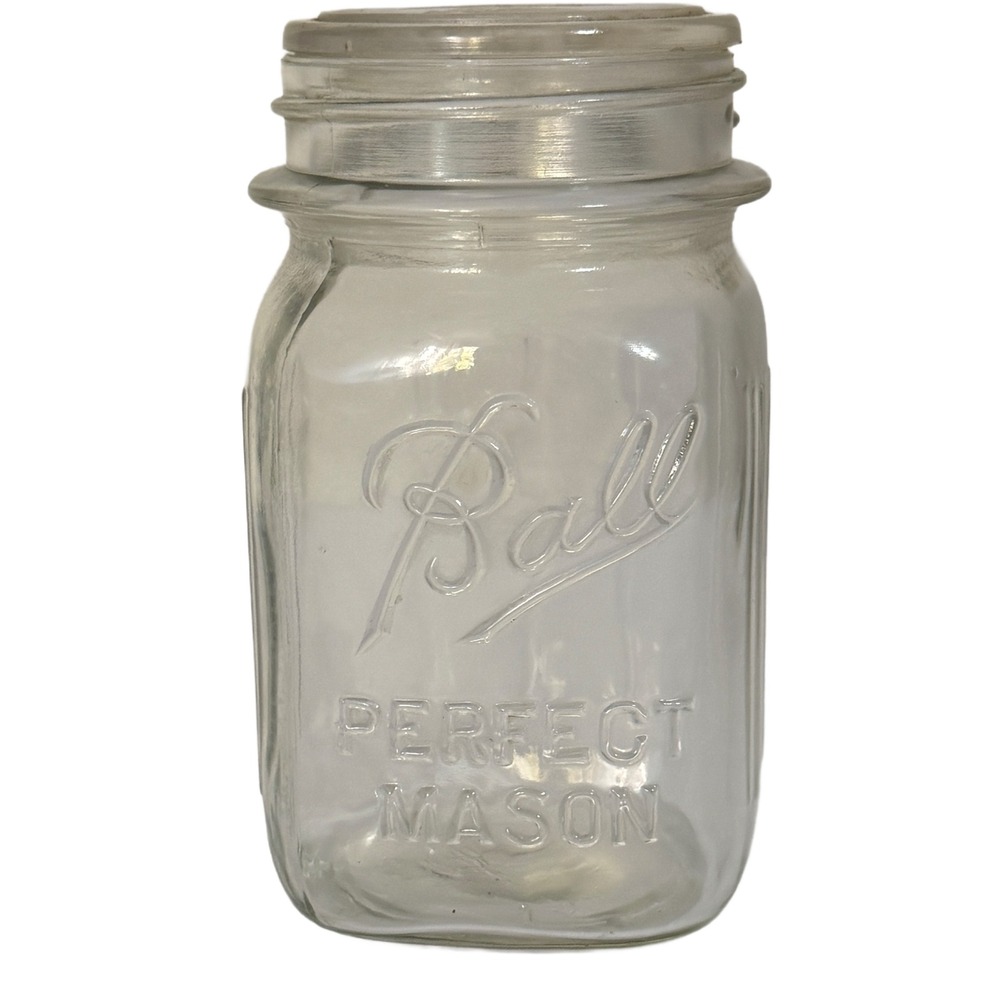 Ball‎ Perfect Mason Jar Clear Glass Canning Food Storage With Lid